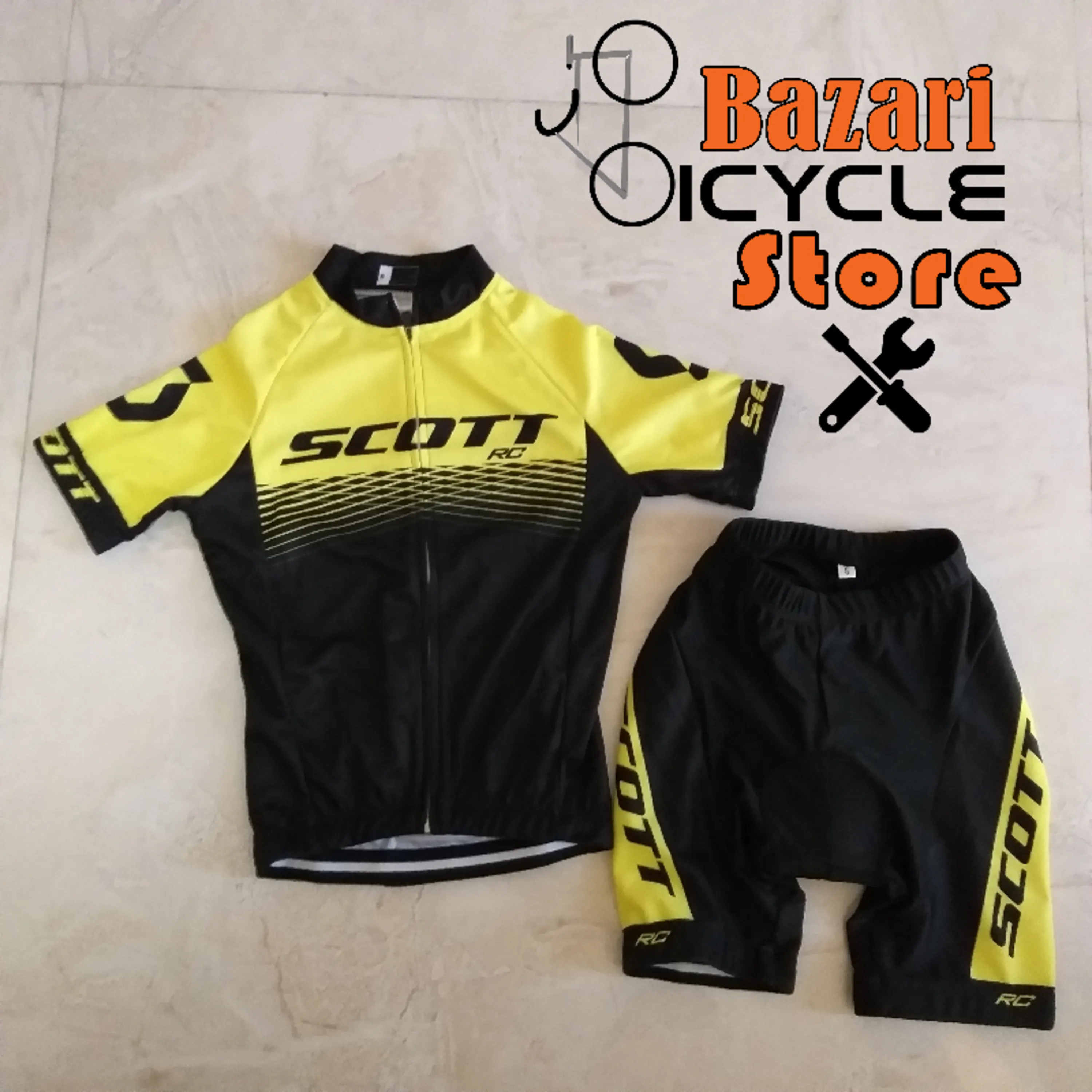 ست لباس کوتاه بچگانه اسکات (scott) مدل RC